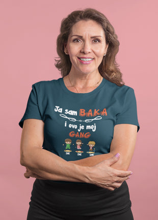 Ženska majica Ja sam baka i ovo je moj gang