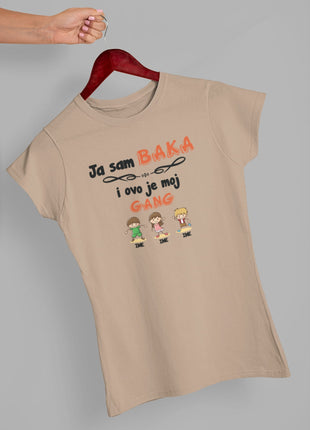 Ženska majica Ja sam baka i ovo je moj gang