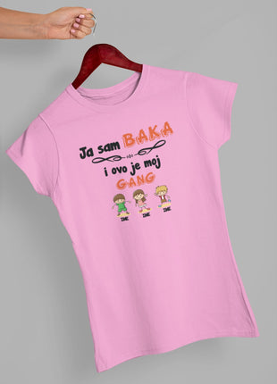 Ženska majica Ja sam baka i ovo je moj gang