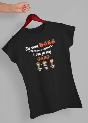 Ženska majica Ja sam baka i ovo je moj gang