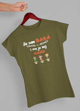 Ženska majica Ja sam baka i ovo je moj gang