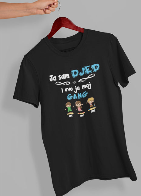 Muška majica Ja sam djed i ovo je moj gang