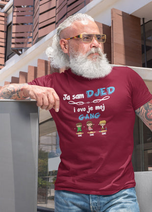 Muška majica Ja sam djed i ovo je moj gang