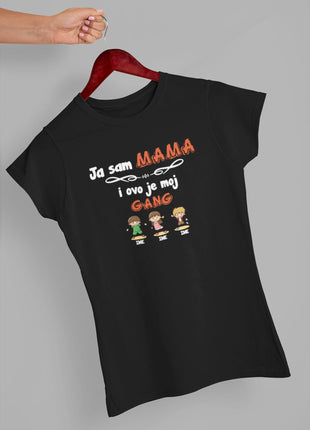 Ženska majica Ja sam mama i ovo je moj gang