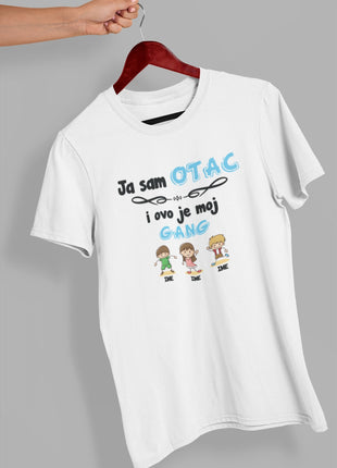 Muška majica Ja sam otac i ovo je moj gang