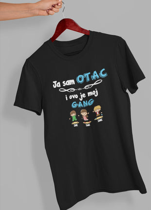 Muška majica Ja sam otac i ovo je moj gang
