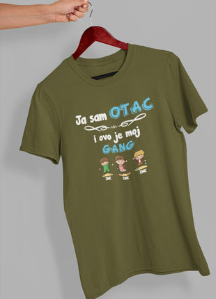 Muška majica Ja sam otac i ovo je moj gang