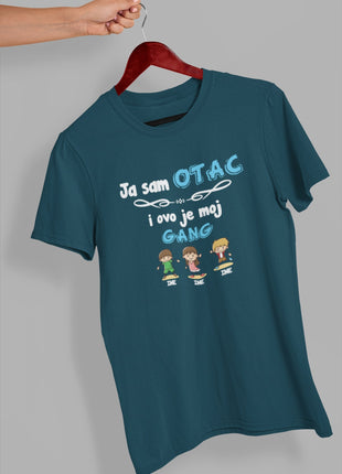 Muška majica Ja sam otac i ovo je moj gang