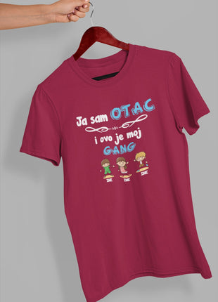 Muška majica Ja sam otac i ovo je moj gang