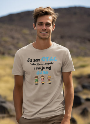 Muška majica Ja sam otac i ovo je moj gang