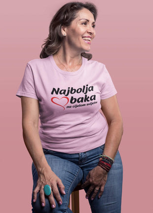 Ženska majica kratkih rukava Najbolja baka