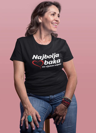 Ženska majica kratkih rukava Najbolja baka