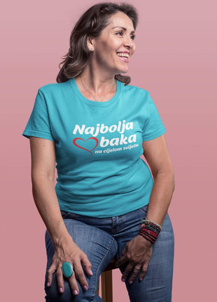 Ženska majica kratkih rukava Najbolja baka