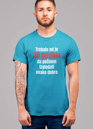 Muška majica kratkih rukava za 40. rođendan