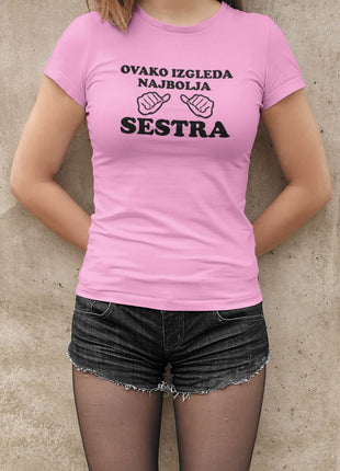 Ženska majica kratkih rukava Najbolja sestra