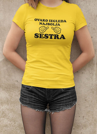 Ženska majica kratkih rukava Najbolja sestra
