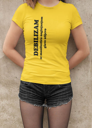 Ženska majica kratkih rukava  Debilizam