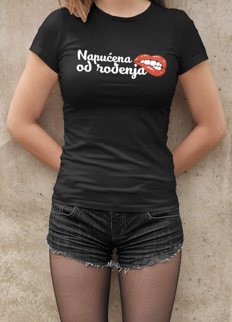 Ženska majica kratkih rukava Napućena od rođenja