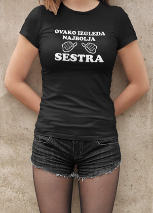 Ženska majica kratkih rukava Najbolja sestra