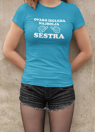 Ženska majica kratkih rukava Najbolja sestra
