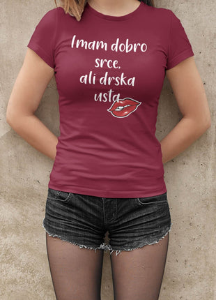 Ženska majica kratkih rukava Dobro srce