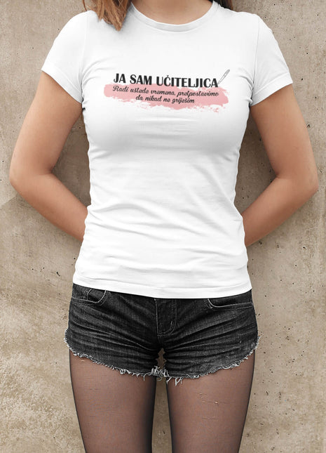 Ženska majica Ja sam učiteljica