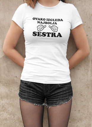 Ženska majica kratkih rukava Najbolja sestra