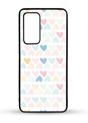 Maska za mobitel Huawei coloured hearts