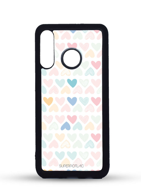 Maska za mobitel Huawei coloured hearts