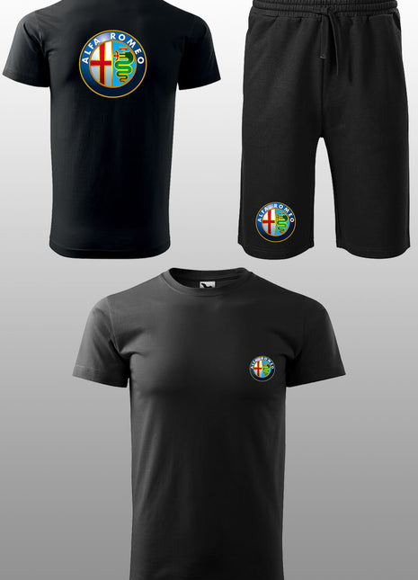 Trenirka komplet s kratkim rukavima Alfa Romeo